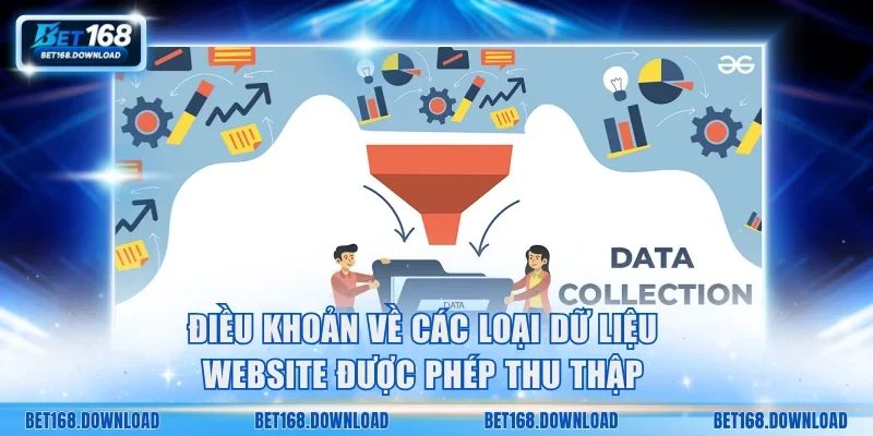Điều khoản về các loại dữ liệu website được phép thu thập